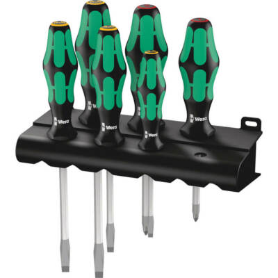 Wera 6-teiliges Kraftform Plus 334SK/6 Schraubendreher-Set