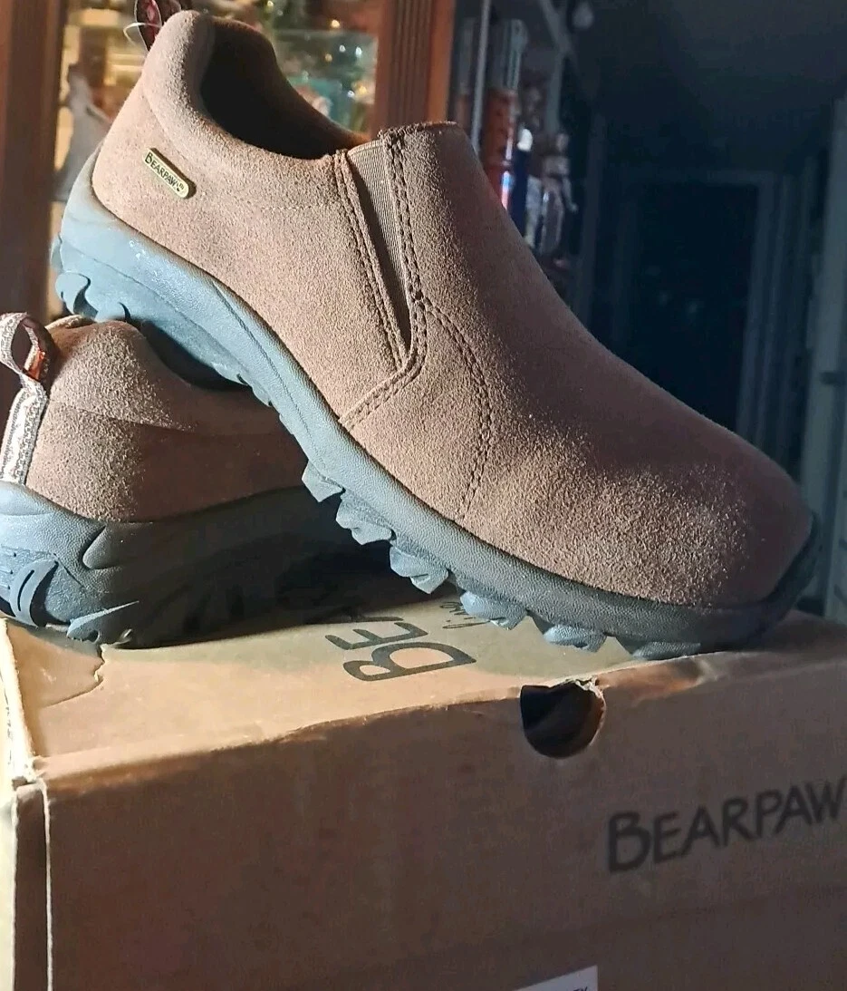 BEARPAW Women's Max Brown Color Women Shoe Size 9 Comfortable Slip On Shoe New