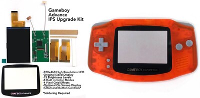 GameBoy Advance 3.0 V5 IPS Backlight Kit 720x480 LCD for GBA