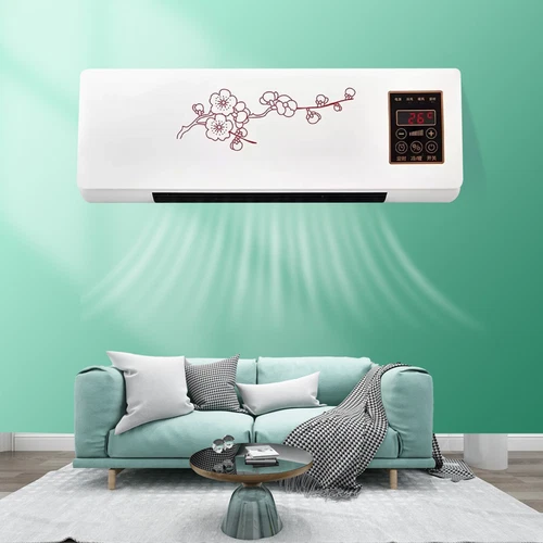 Ventilador pequeño 2 en 1 1800 W portátil montado en la pared refrigeración y calentador doble uso interior - Imagen 13 de 20