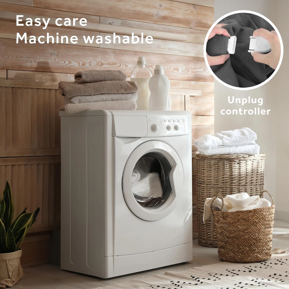 Manta eléctrica térmica Royal Ultra polar tamaño queen, 90" X 84", 12 ajuste térmico Foto 4 de 4