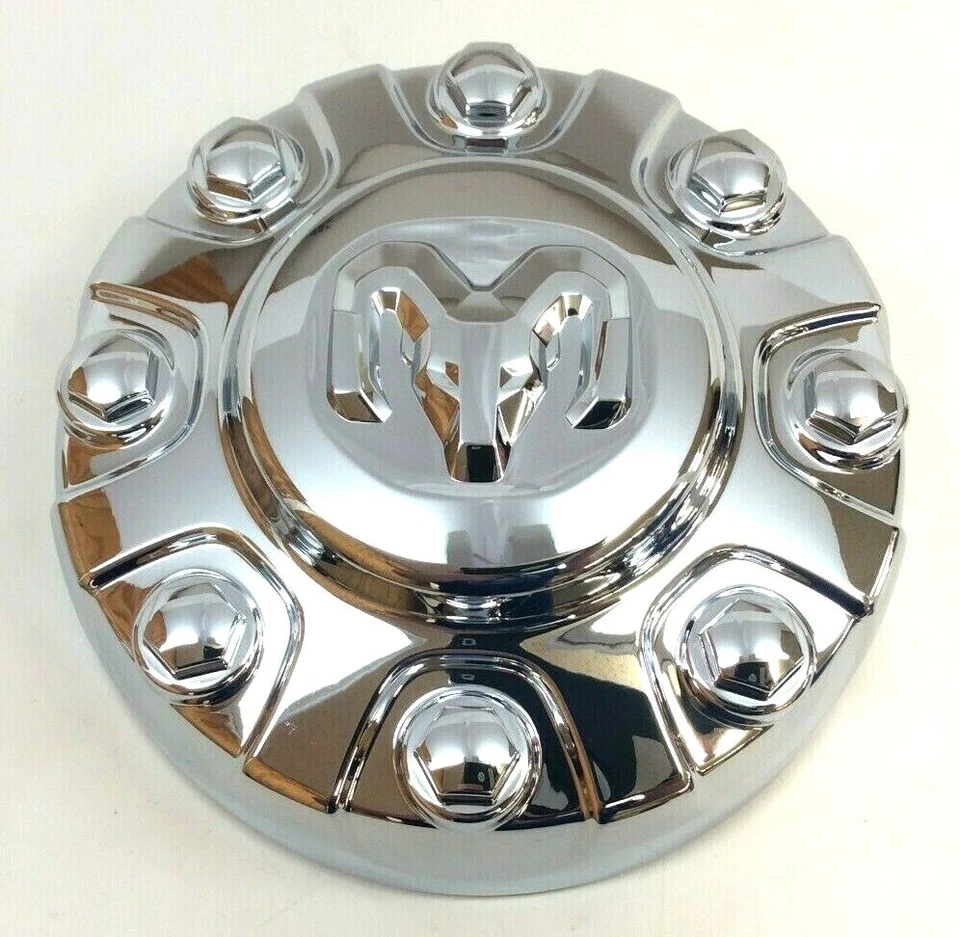2019-2026 RAM 2500 3500 logotipo de cabeça cromada para tampa de cubo de centro de roda 18x8 fabricante de equipamento original - Imagem 2 de 4
