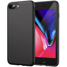 JETech Silicone Case for iPhone 7 Plus, iPhone 8 Plus, 5.5 Inch, Full-Body Case