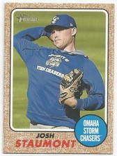 Josh Staumont Kansas City Royals 2017 Topps Heritage Minors