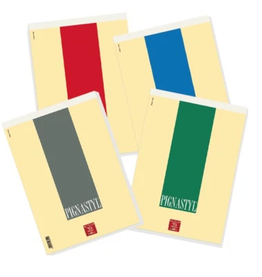 PIGNA CF. 10 BLOCK NOTES CON PUNTO METALLICO 70 FOGLI A4 21X29,7 QUADRETTI 5MM GR 80