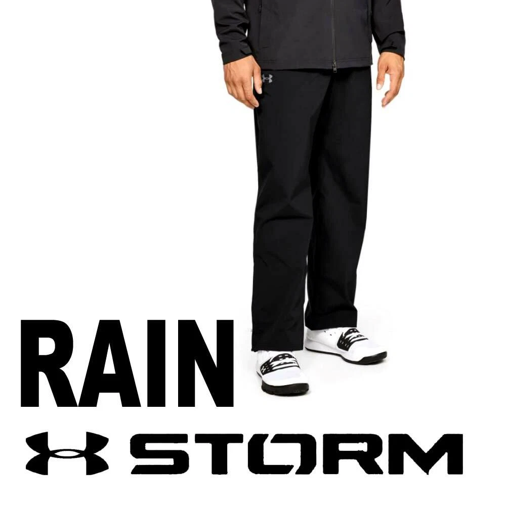 UNDER ARMOUR UA RAIN PANTS STORM MEN'S RUNNING 100% WATERPROOF 1305788 S M L