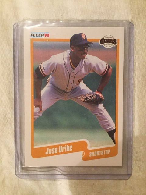 1990 Fleer Jose Uribe Card Mint New EBay