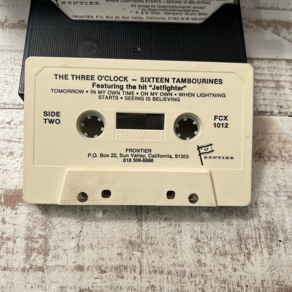 The Three O’Clock (Salvation Army) Sixteen Tambourines Cassette Tape