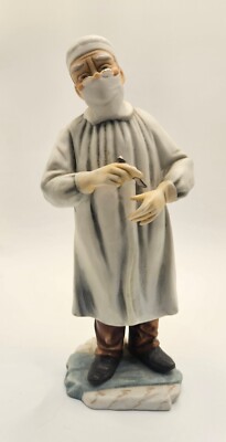 Vintage Physician Doctor by Andrea Hand Painted Made in Japan