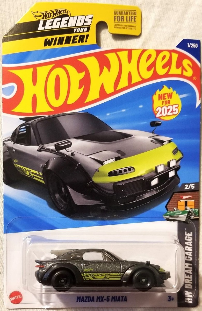 Hot Wheels - 2025 HW Dream Garage 2/5 Mazda MX-5 Miata 1/250