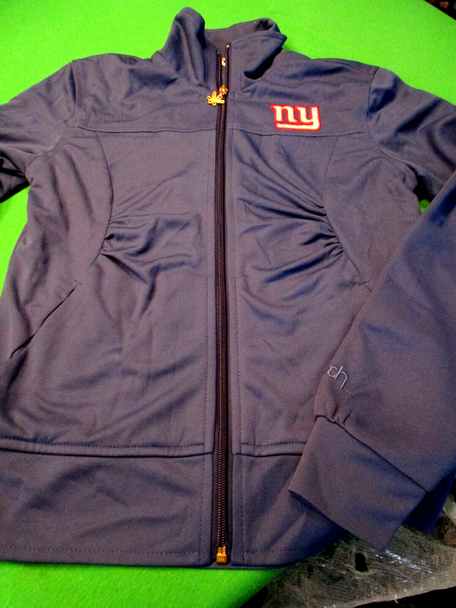 NFL New York Giants アウター Men's Starter White New York Giants Satin Full-Snap Varsity