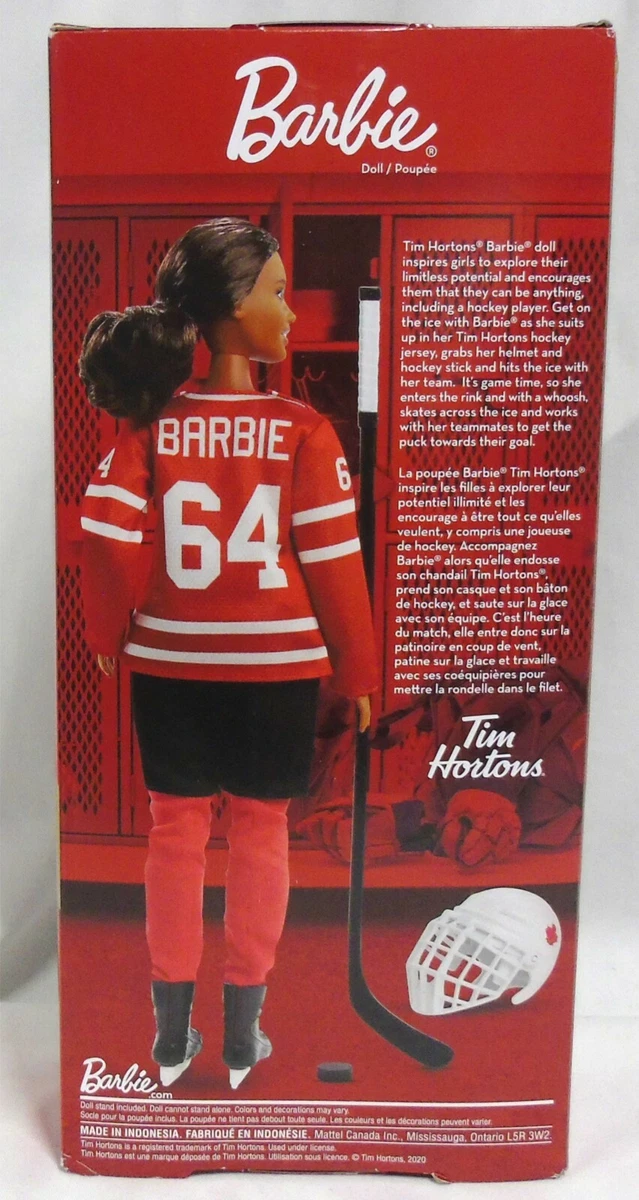2020 Mattel Barbie Canadian Tim Hortons Hockey Player Signature 12