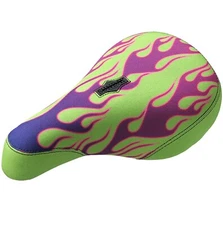 SUNDAY BMX FLAMES BICYCLE PIVOTAL SEAT PURPLE/GREEN ODYSSEY CULT PRIMO