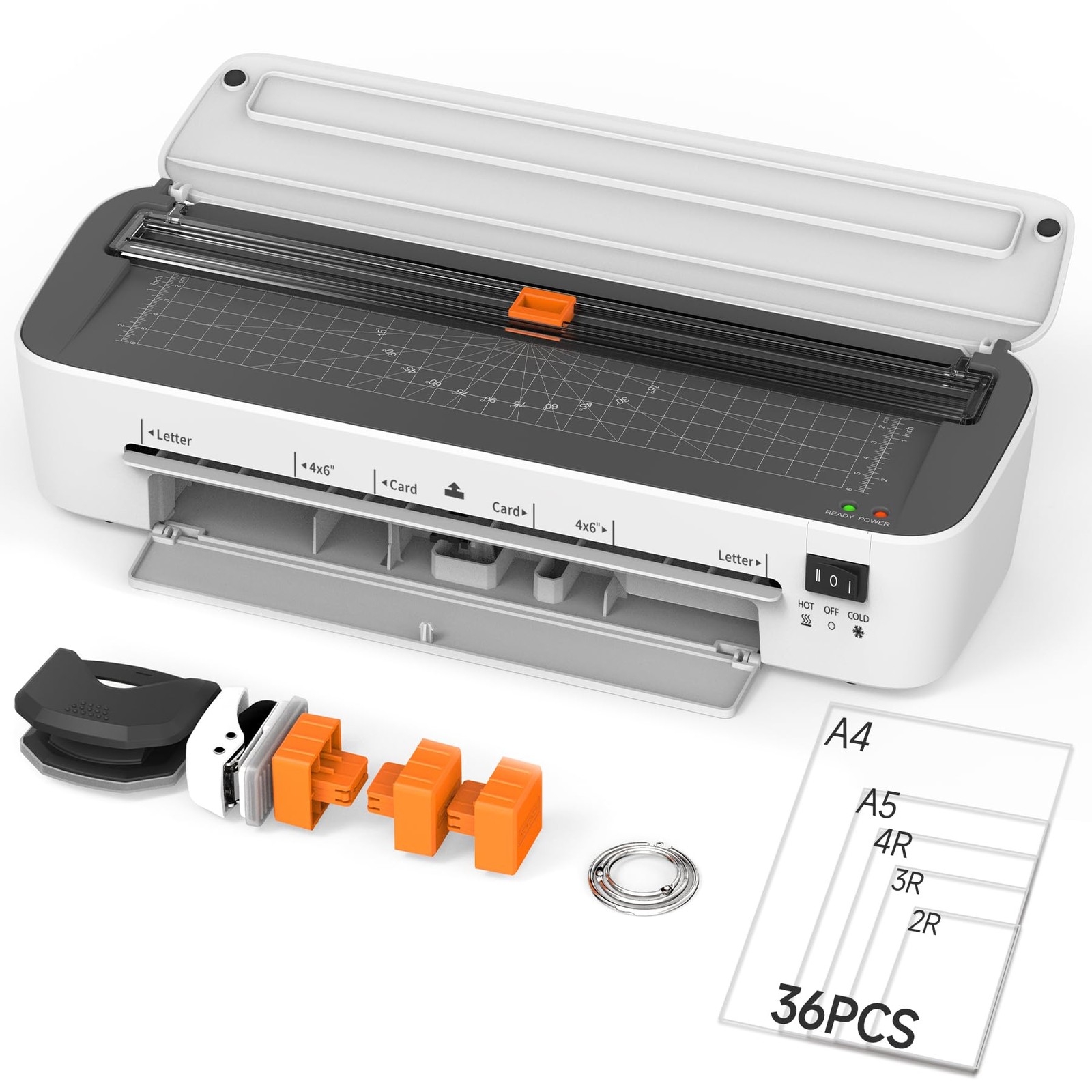 Laminator Machine 11 in 1 Laminating Never Jam Technology with 36 Sheets 9 Inch