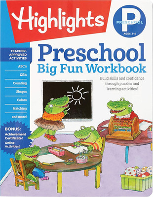 Preschool Big Fun Workbook: 256-Page Preschool Learning Workbook, Practice Math,