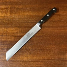 SABATIER 8” High Carbon Stainless BREAD KNIFE, Made in France, SERRATED KNIFE