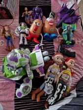 Huge Bundle Toy Story Buzz Woody Talking String Jessie Potato Heads Zurg Rc Cars