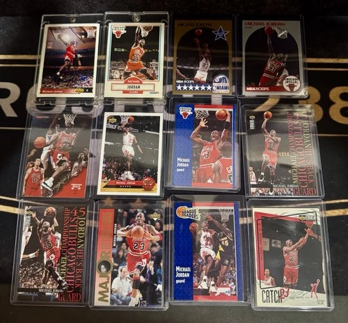 Michael Jordan Lot# 3 Total 12 Cards Great Deal!!