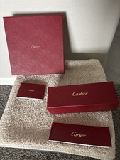Cartier Wallet Box 7x7 And Sunglasses Box 7x3 With Booklets