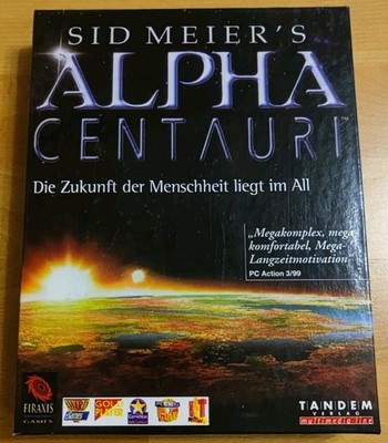 PC Spiel Sid Meiers Alpha Centauri  Big Box Tandem