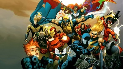 Marvel comics wolverine iron man spiderman ms Custom Gaming Mat Desk 6432