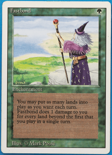Fastbond Revised PLD (Rare Reserved List MTG Magic Card) (ID# 497570) ABUGames - Picture 1 of 2