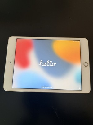 iPad Mini 4th Generation 16gb Wifi- White and Gold Color.