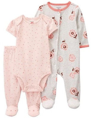 Strampler Body Hose Gr.62 68 Carters NEU Set rosa Blumen schlafanzug baby