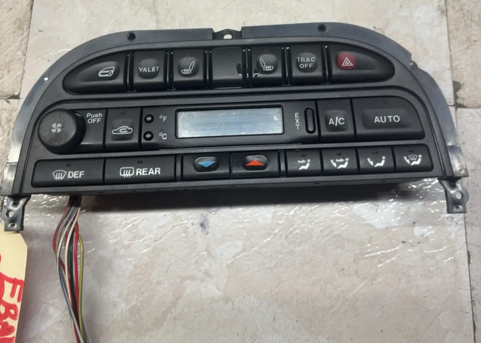 JAGUAR XK8 98-03 XJ8 1997-2006 calentador aire acondicionado temperatura climatizador interruptor Foto 2 de 4