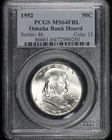 1952 Franklin Half Dollar - PCGS MS-64 FBL - Omaha Bank Hoard