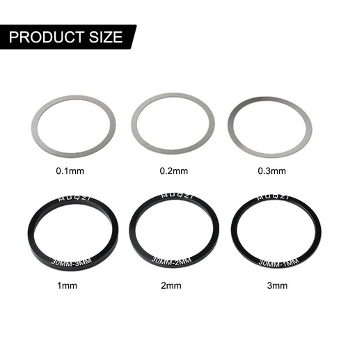 6PCS Bike Bicycle Bottom Bracket Crankset Washer Spacers For BB30/PF30 - Picture 2 of 48