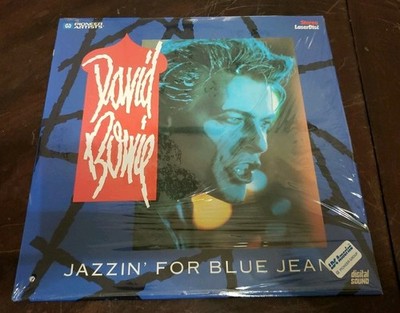 Music Laserdisc David Bowie Jazzin' for Blue Jean Partially Sealed W32
