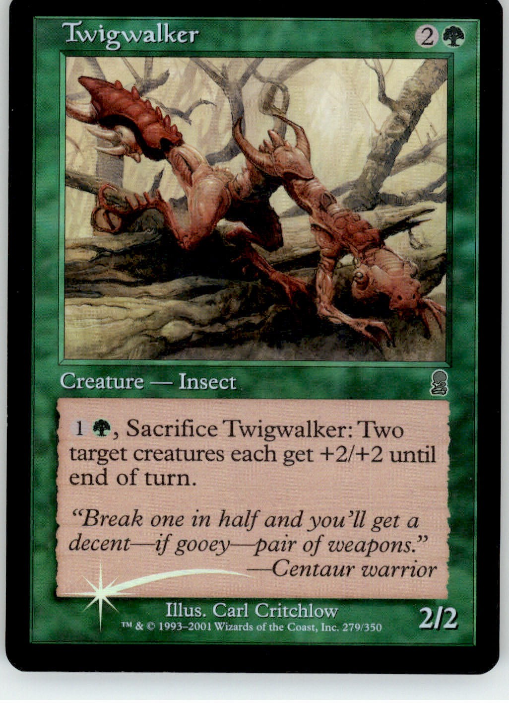 Twigwalker - Odyssey - 279 - Foil MP Magic: The Gathering