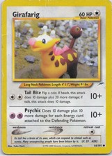 Girafarig 66/105 Common Neo Destiny Pokemon Unlimited HP on eBay