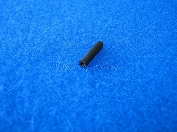 HQ INVENTO Endkappe 2mm Kunststoff weich sw Ersatzteil für Drachen Invento 144200