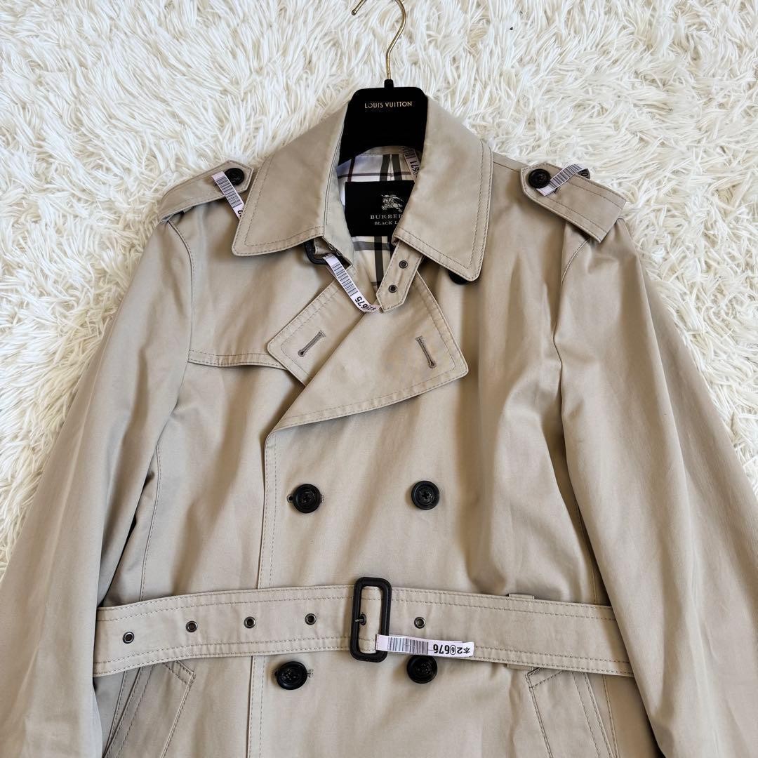 Burberry Black Label trench coat, beige, men's size M thumbnail 3