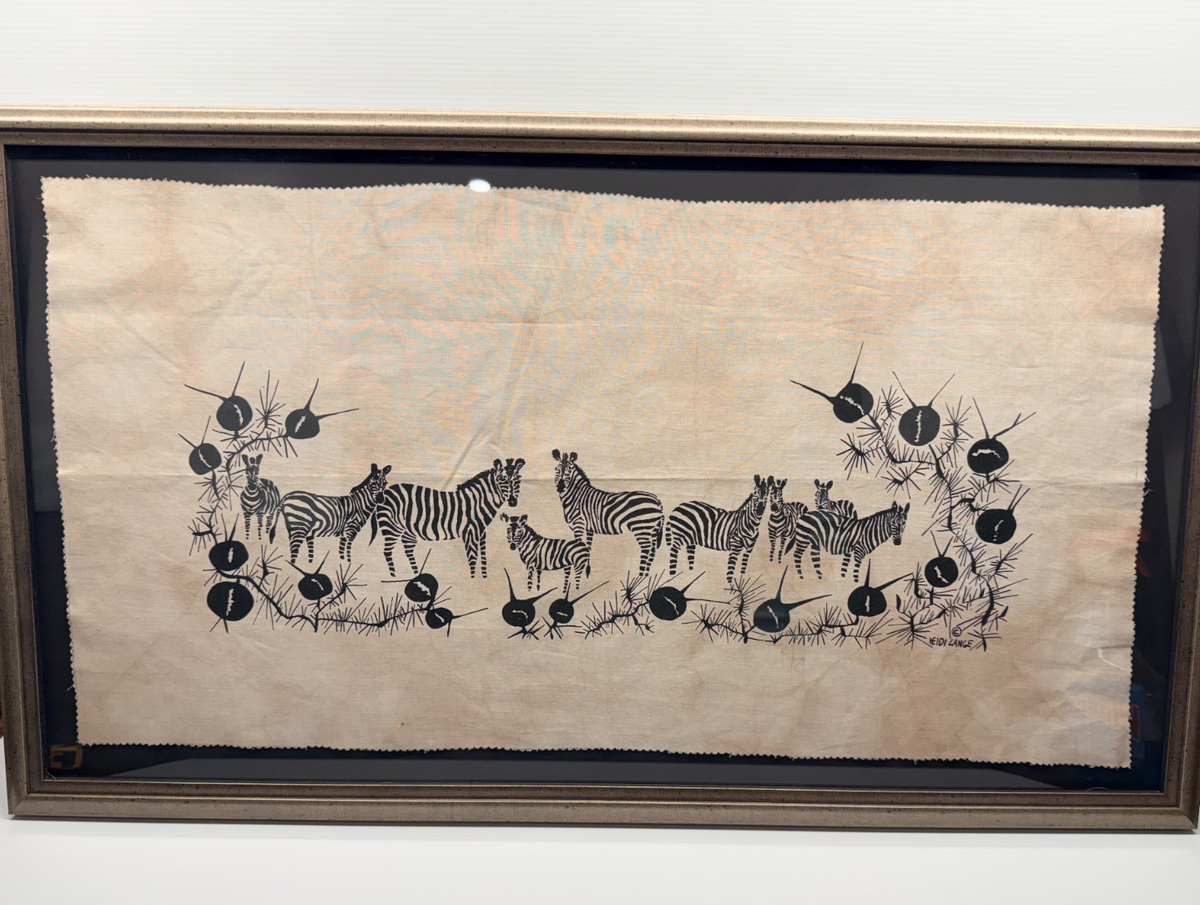 Heidi Lange East African Batik - Zebras with Thorn Tree #139 - 27