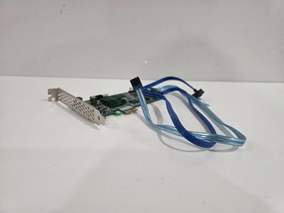 Areca ARC-1200 RAID card 2-port 3Gbps PCIe x1 to SATA II with cables vintage