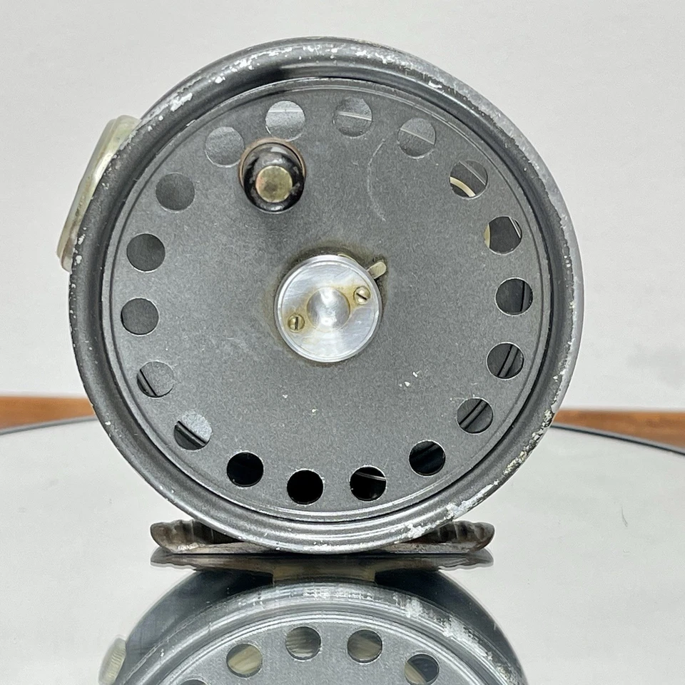 Carrete de pesca vintage Hardy Brothers Bros The St George Fly 3-3/8 Alnwick Inglaterra Foto 4 de 4