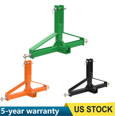 #ad 3 Point Hitch 2#x27;#x27; Trailer Receiver Hitch Tow Drawbar Category 1 Tractor Adapter $52.19