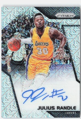 2017-18 Panini Prizm #SG-JR Julius Randle Signatures Prizm Mojo #/25