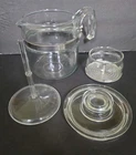 Vintage Pyrex Flameware 6 Cups Glass Coffee Percolator 7756 Read
