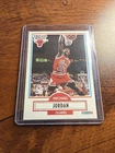 1990-91 Fleer - Michael Jordan #26 Black Line Above Biographical Information
