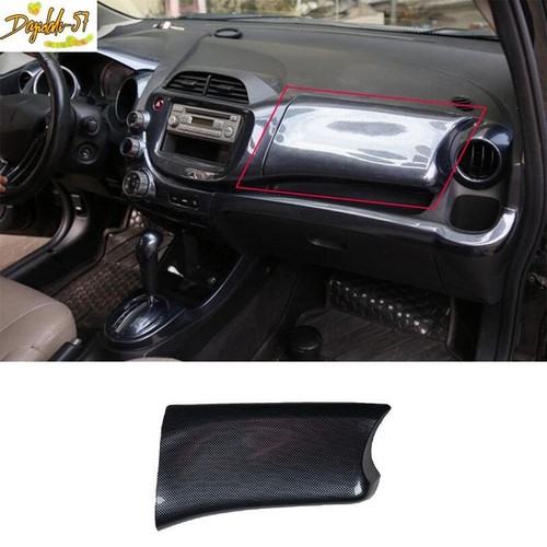 Carbon Fiber For Honda Fit Jazz 2008-13 ABS Central Console Dashboard Strip Trim - Bild 4 von 9