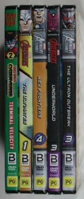 Marvel Avengers X 5 Assorted Bundle - Region 4 - New Sealed -Tracking (D1010)