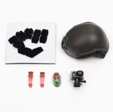 ES 26069S 1/6 Scale Soldier Helmet Model for 12'' PMC