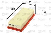Valeo 585081 Luftfilter FüR Fiat Lancia Zastava