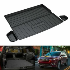 TPO Rear Trunk Cargo Floor Tray Boot Liner Mat Fit for 2019-2023 Jeep Cherokee
