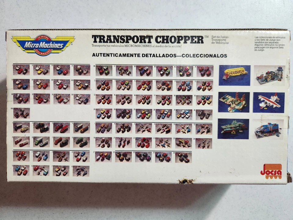 MICRO MACHINES BEIGE TRANSPORT CHOPPER JOCSA ARGENTINA RARE - PLAYSET JOESCURIOS - Image 3 of 4