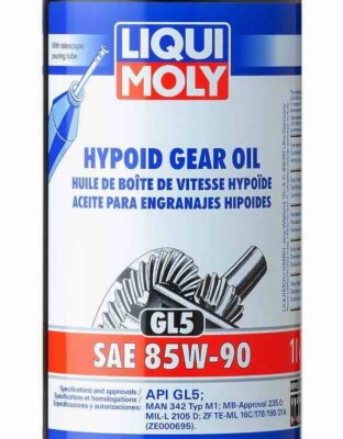 2 Liters Hypoid Gear Differential Oil LIQUI MOLY (GL5) SAE 85W-90